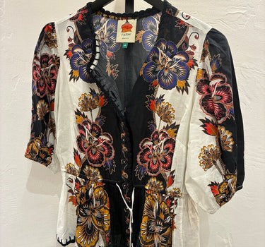 Farm Rio Floral Print Blouse
