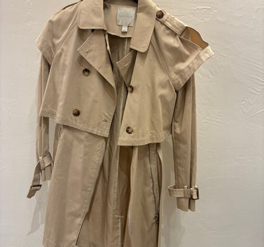Ashley B Women's Beige Trench Coat