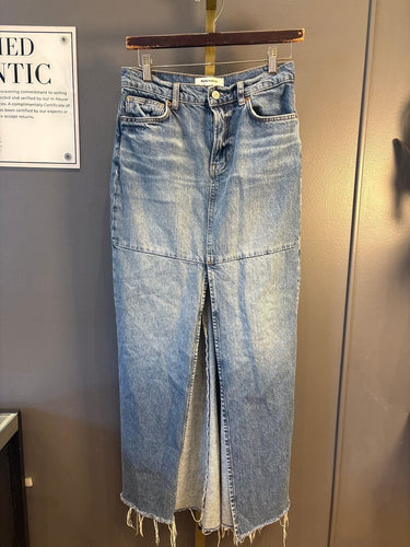 Reformation Denim Maxi Skirt