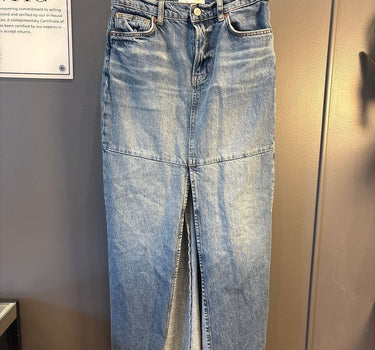 Reformation Denim Maxi Skirt