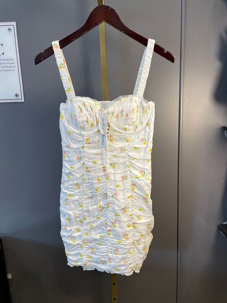 Floral Ruched Slip NWT