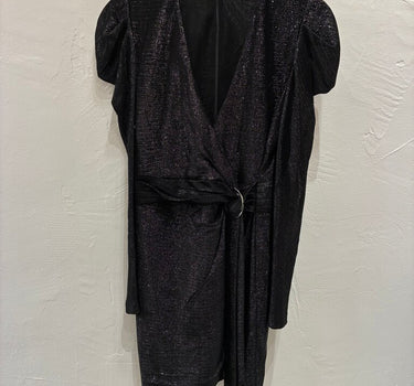 Jonathan Simkhai Shimmering Black Mini Dress