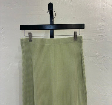 Reformation Ribbed Mini Skirt