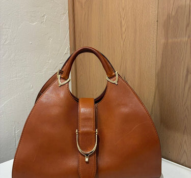 Gucci Stirrup Vintage Leather Tote