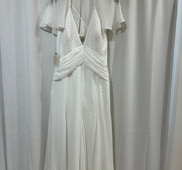 Katie May NWT Ivory Dotted Maxi Dress