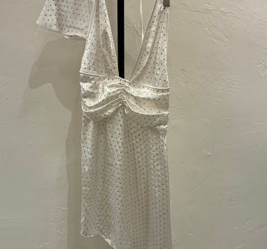 WeWoreWhat NWT White Jewel Dress