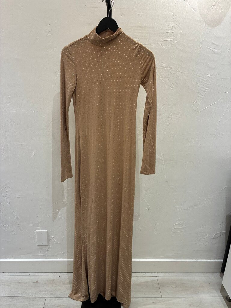 Mumu Rhinestone maxi l/s dress
