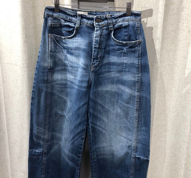 Pilcro High-Waisted Barrel-Leg Jeans