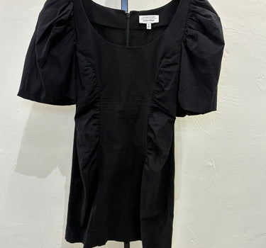 & Other Stories Black Puff Sleeve Dress