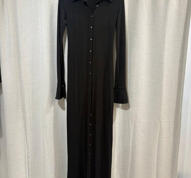 Eterne Long Sleeve Black Dress