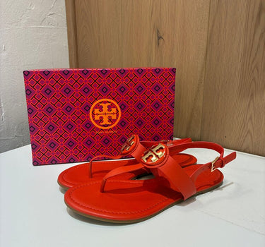 Tory Burch Bryce Leather Sandals Size 8
