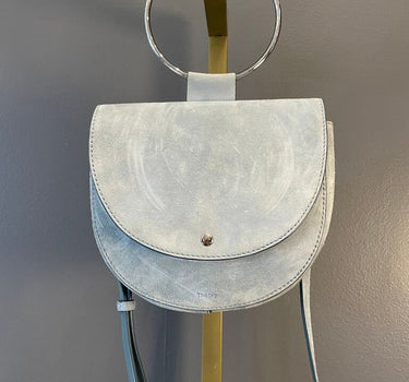 Theory Round Handle Bag Grey