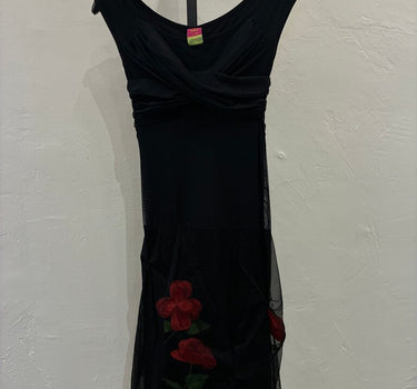 Save The Queen Dress with Rose Detail