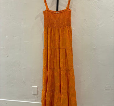 Karina Grimaldi Orange Maxi Dress Size M