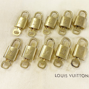 Louis Vuitton Cadenas Bag Charm Gold-plated