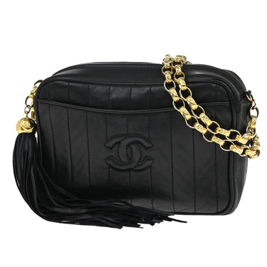 Chanel Vintage Tassel Camera Bag Vertical Quilted Leather