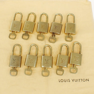 Louis Vuitton Cadenas Bag Charm Gold-plated