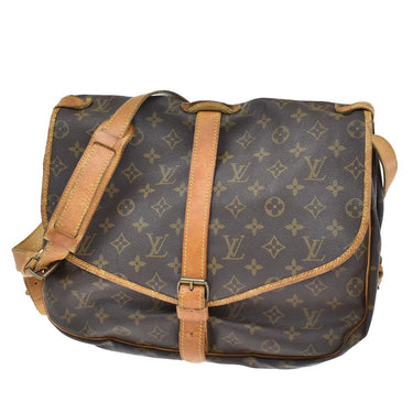 Louis Vuitton Saumur Handbag Monogram Canvas