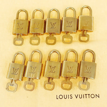Louis Vuitton Cadenas Bag Charm Gold-plated