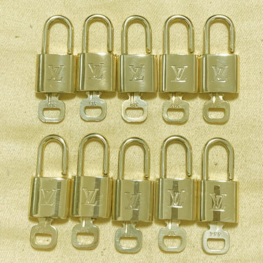 Louis Vuitton Cadenas Bag Charm Gold-plated