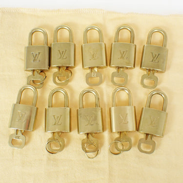 Louis Vuitton Cadenas Bag Charm Gold-plated