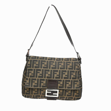 Fendi Mamma Baguette Zucca canvas