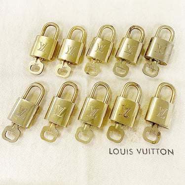 Louis Vuitton Cadenas Bag Charm Gold-plated
