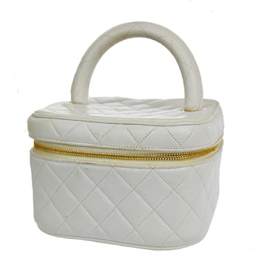 Chanel Classic Vanity Case Quilted Caviar