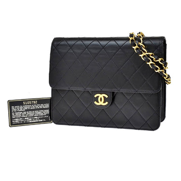 Chanel Vintage Square Classic Flap Bag Quilted Lambskin