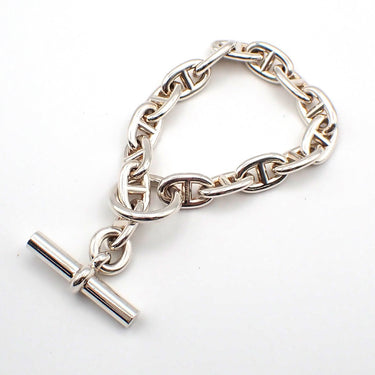 Hermes Chaine d'Ancre Bracelet Sterling Silver
