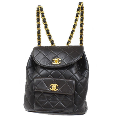 Chanel Vintage CC Pocket Backpack Quilted Lambskin