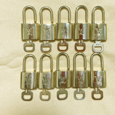 Louis Vuitton Cadenas Bag Charm Gold-plated