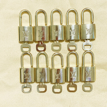 Louis Vuitton Cadenas Bag Charm Gold-plated