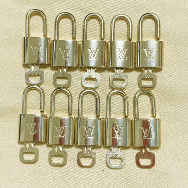 Louis Vuitton Cadenas Bag Charm Gold-plated