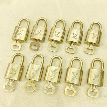 Louis Vuitton Cadenas Bag Charm Gold-plated