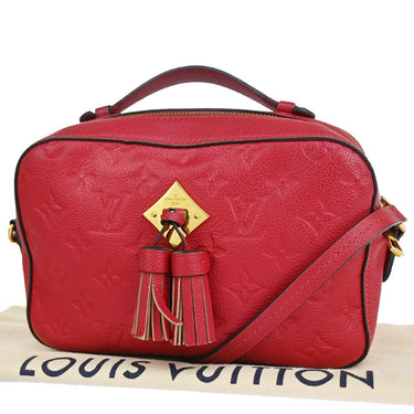 Louis Vuitton Saintonge Handbag Monogram Empreinte Leather