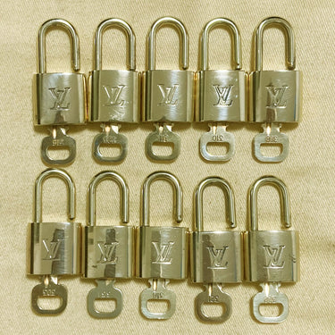 Louis Vuitton Cadenas Bag Charm Gold-plated