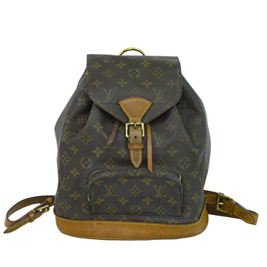 Louis Vuitton Vintage Montsouris Backpack Monogram Canvas