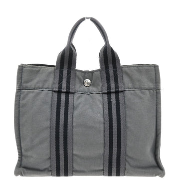 Hermes Fourre Tout Tote Canvas