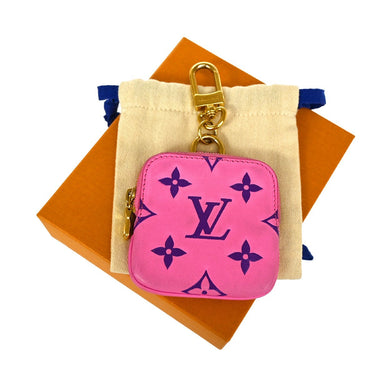 Louis Vuitton Charms Porte Monnaie Wallet PVC Over Printed Silk