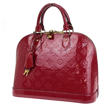 Louis Vuitton Alma Handbag Monogram Vernis