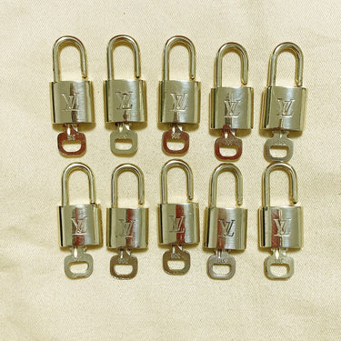 Louis Vuitton Cadenas Bag Charm Gold-plated