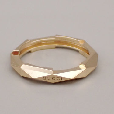 Gucci Link to Love Studded Ring 18K Yellow Gold