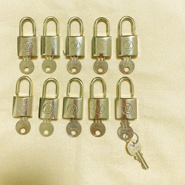 Louis Vuitton Cadenas Bag Charm Gold-plated