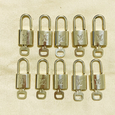 Louis Vuitton Cadenas Bag Charm Gold-plated