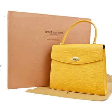 Louis Vuitton Malesherbes Handbag Epi Leather