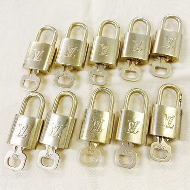 Louis Vuitton Cadenas Bag Charm Gold-plated