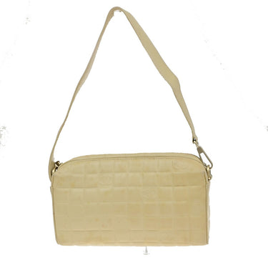 Chanel Chocolate Bar Shoulder Bag Quilted Leather