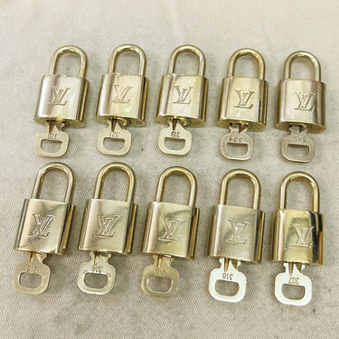 Louis Vuitton Cadenas Bag Charm Gold-plated
