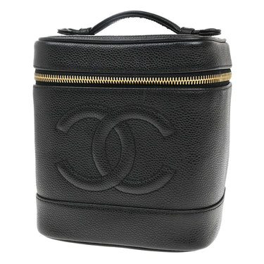 Chanel Vintage Timeless Vanity Case Caviar